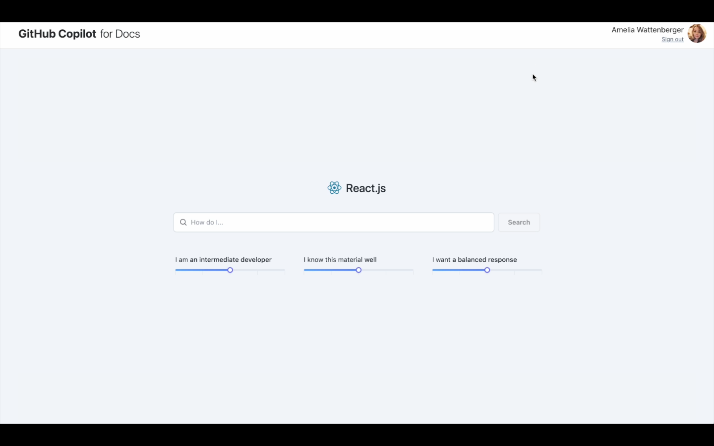 Github Docs Copilot screenshot 2